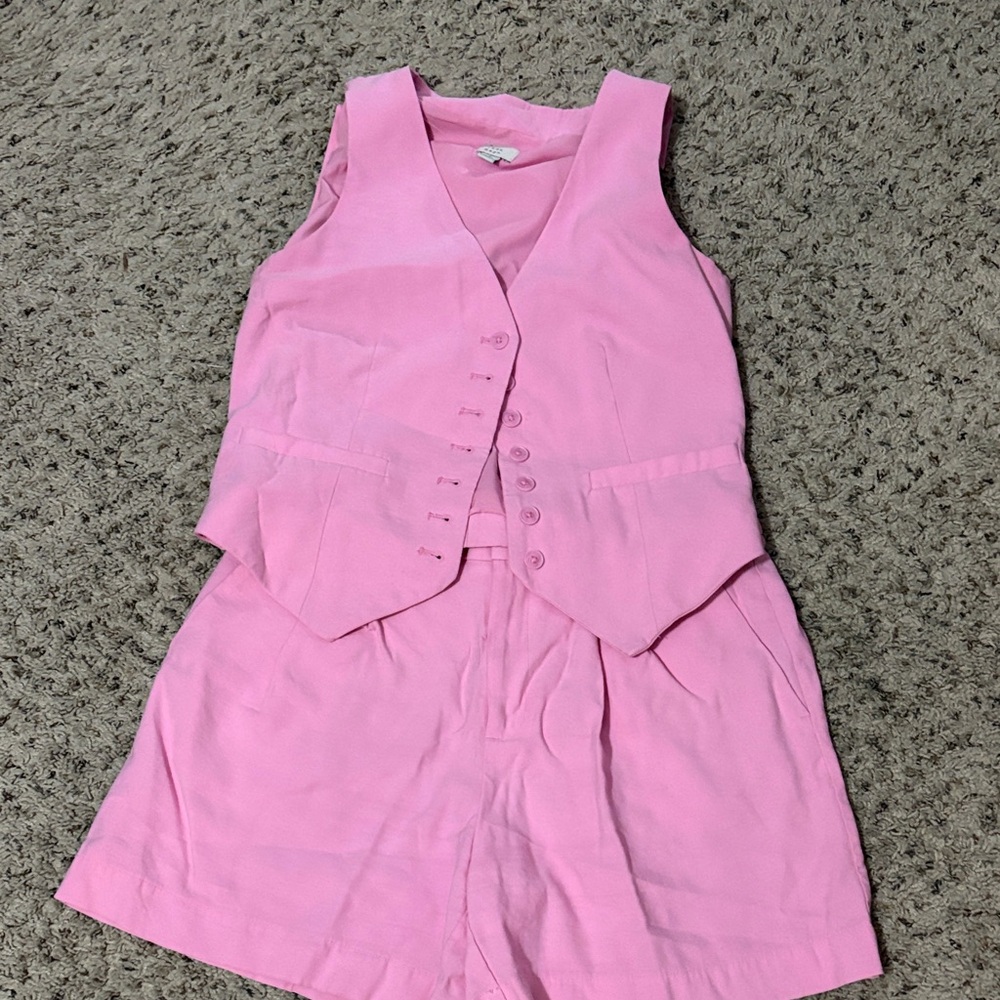A New Day Pink V-Neck Top